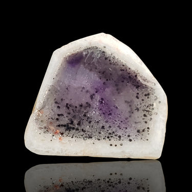 19Ct Natural Traipache Amethyst Slice. Size- approx. 22x20mm